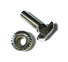 T-Bolt M8X30 With Flange Nut - 40/45/50/60 series Slot 10 - Click Image to Close